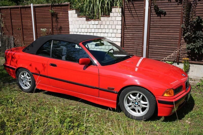 Rot Gebraucht 1996 BMW 320 Cabriolet Cabrio | 10.999 € (Fairer Preis) - Bild 1/4