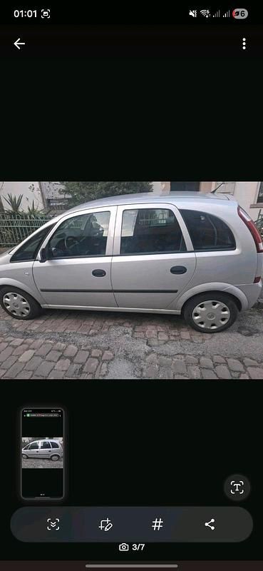 Second-hand Opel Meriva 100 CP (73 kW) 2003 Argintiu Monovolum