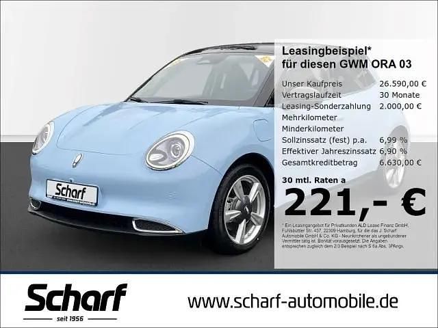 Blau Neu 2025 Ora 03 Kleinwagen | 26.590 € (Fairer Preis) - Bild 1/3