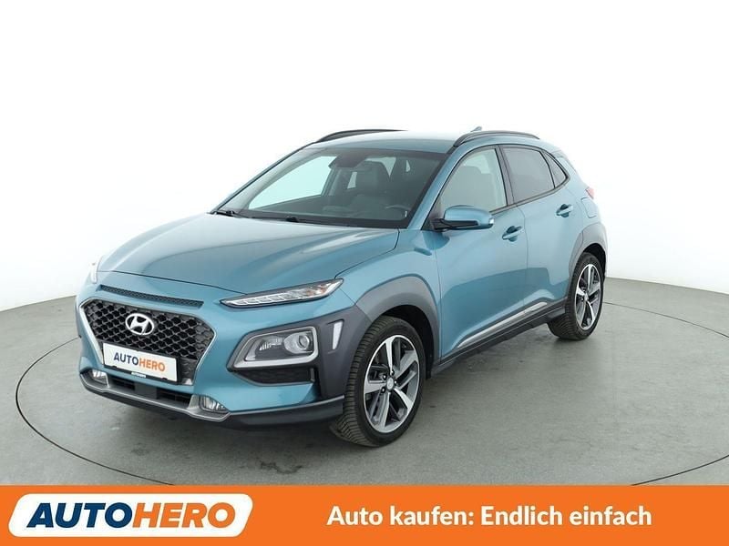 Gebraucht Hyundai Kona Premium 177 PS (130 kW) 2019 Blau SUV