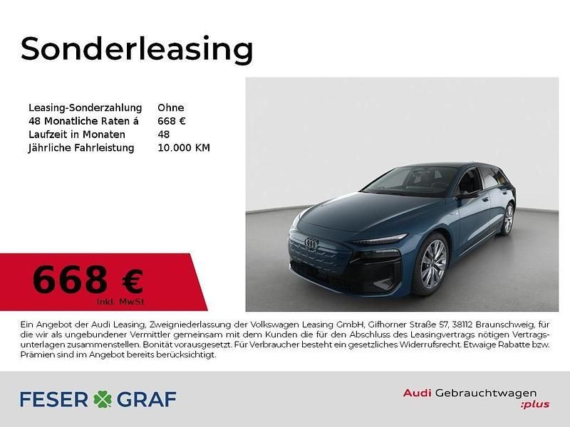 Malpeloblau metallic Gebraucht 2025 Audi A6 e-tron S-Line Kombi | 81.910 € (Fairer Preis) - Bild 1/2