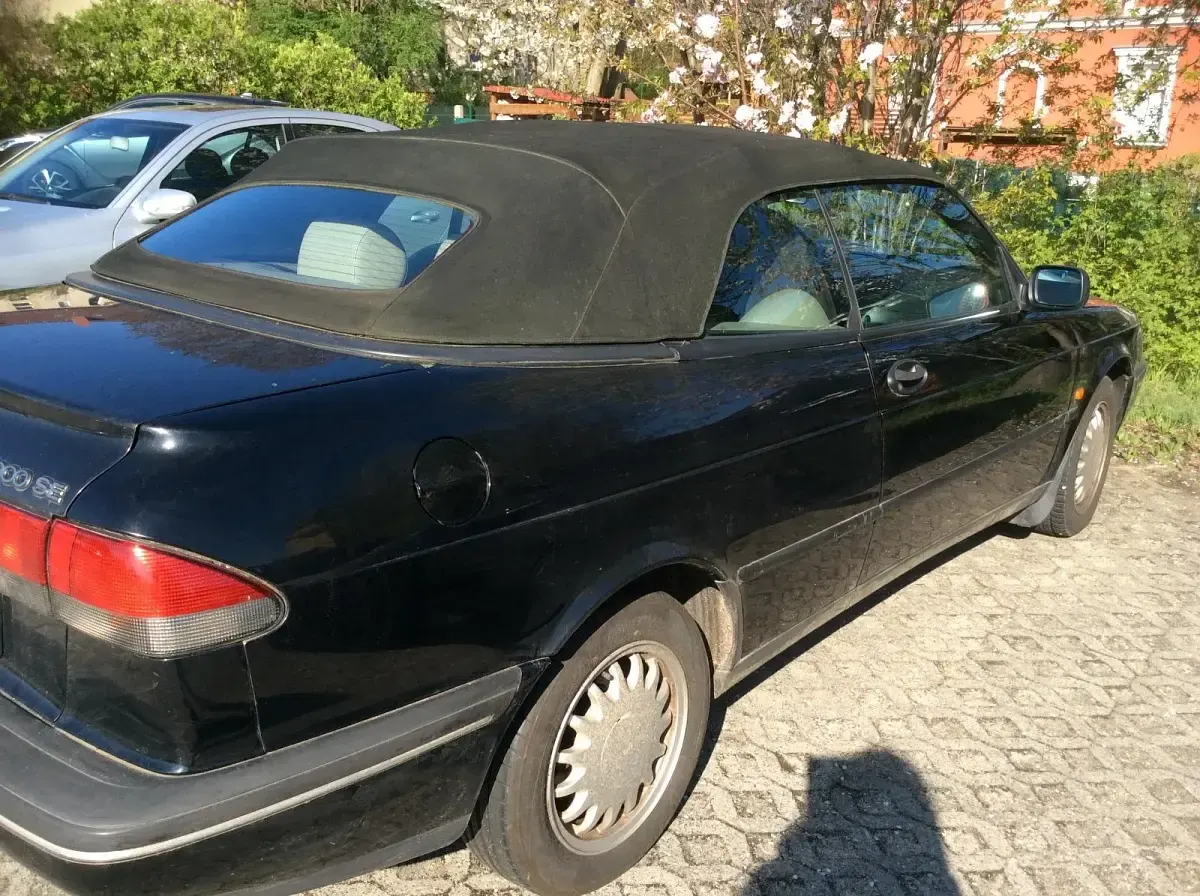 Gebraucht Saab 900 Cabriolet 1995 Schwarz Cabrio