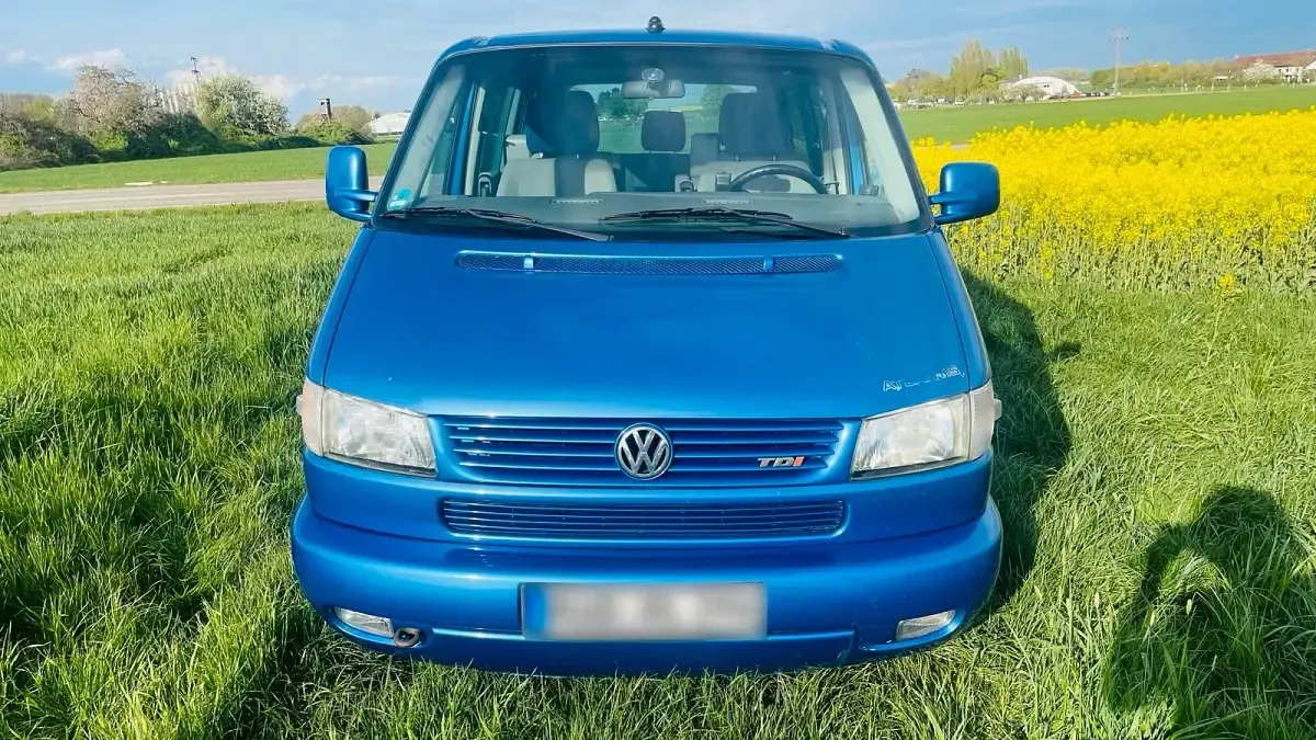 Gebraucht VW Multivan 151 PS (111 kW) 2002 Blau Van / Kleinbus