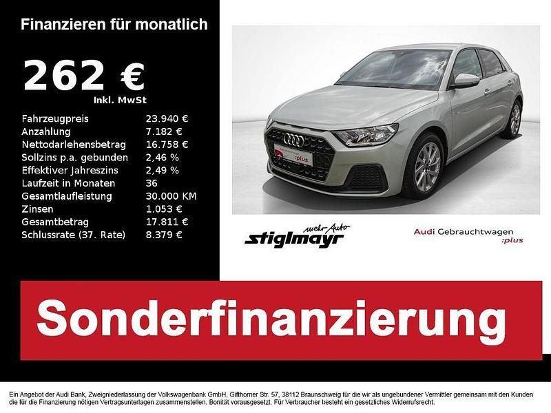 Tausilber metallic Gebraucht 2024 Audi A1 Sportback Advanced Plus Kleinwagen | 23.940 € (Guter Preis) - Bild 1/4