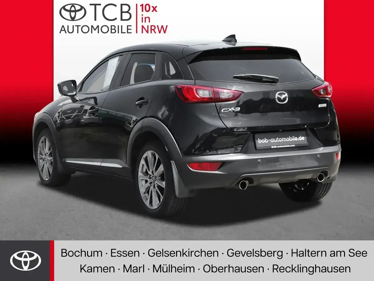 Gebraucht Mazda CX-3 Sports-Line 120 PS (88 kW) 2018 Jet black SUV