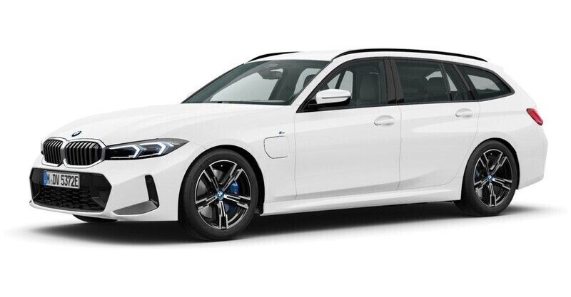 Weiß Gebraucht 2024 BMW 330e Shadowline Kombi | 43.599 € (Fairer Preis) - Bild 1/4