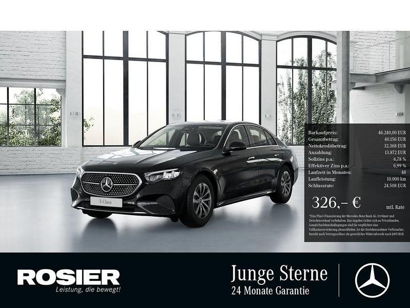 Second-hand Mercedes E200 Advanced 204 CP (150 kW) 2025 Negru Berlinǎ