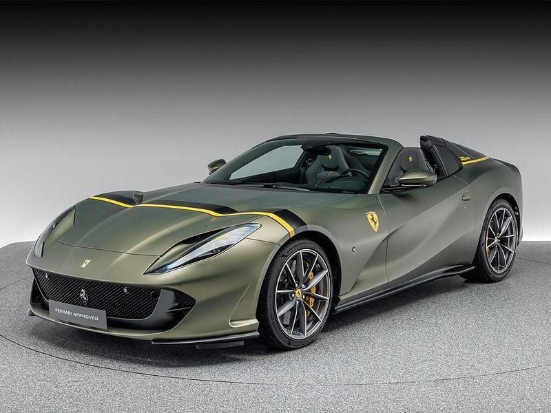 Verde masoni opaco Gebraucht 2021 Ferrari 812 Cabrio | 449.900 € (Fairer Preis) - Bild 1/4
