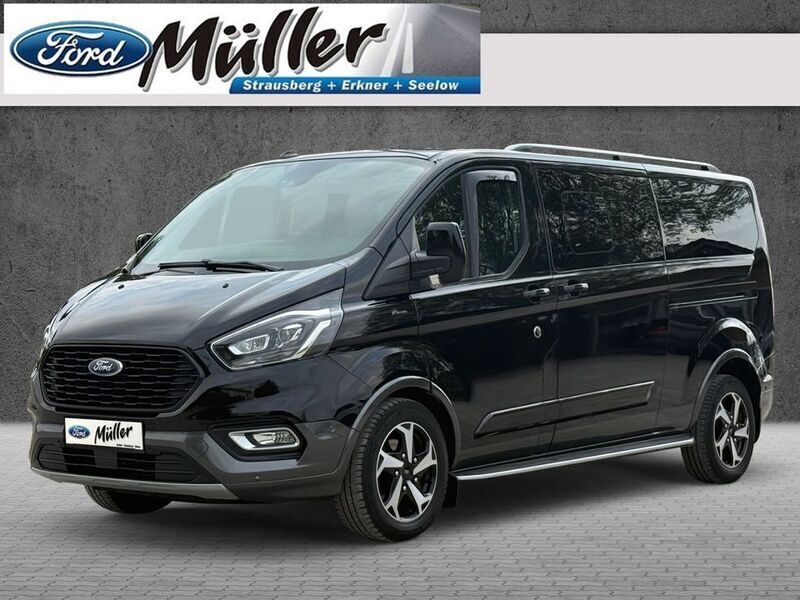 Schwarz Gebraucht 2021 Ford Tourneo Custom Active Van / Kleinbus | 38.400 € (Superpreis) - Bild 1/4
