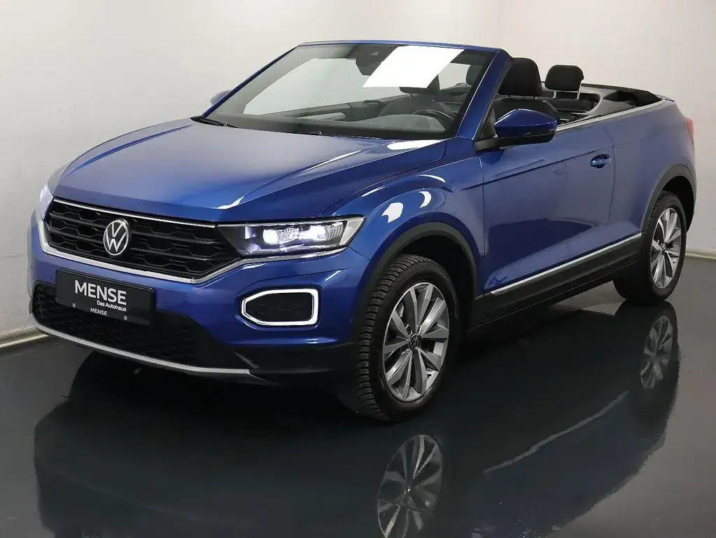 Gebraucht VW T-Roc Cabriolet Style 150 PS (110 kW) 2020 Blau Cabrio
