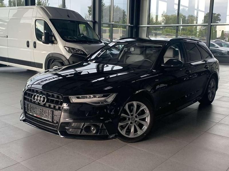 Mythosschwarz metallic Gebraucht 2018 Audi A6 S-Line Kombi | 27.990 € (Superpreis) - Bild 1/4