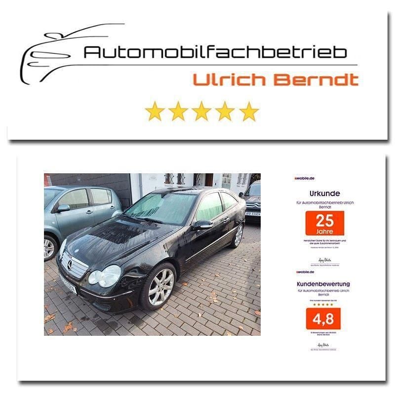 Gebraucht Mercedes C180 143 PS (105 kW) 2007 Schwarz Coupé