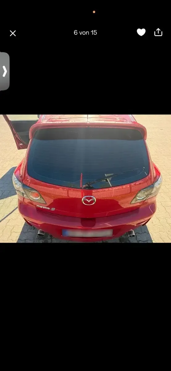 Gebraucht Mazda 3 Inclusive 150 PS (110 kW) 2005 Rot Limousine
