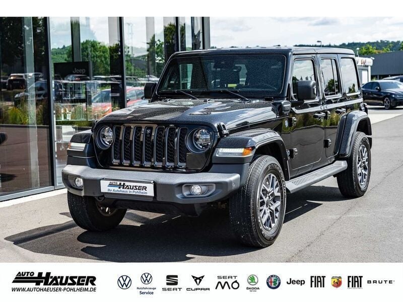 Schwarz Gebraucht 2021 Jeep Wrangler Unlimited 80th Anniversary SUV | 51.895 € (Fairer Preis) - Bild 1/4