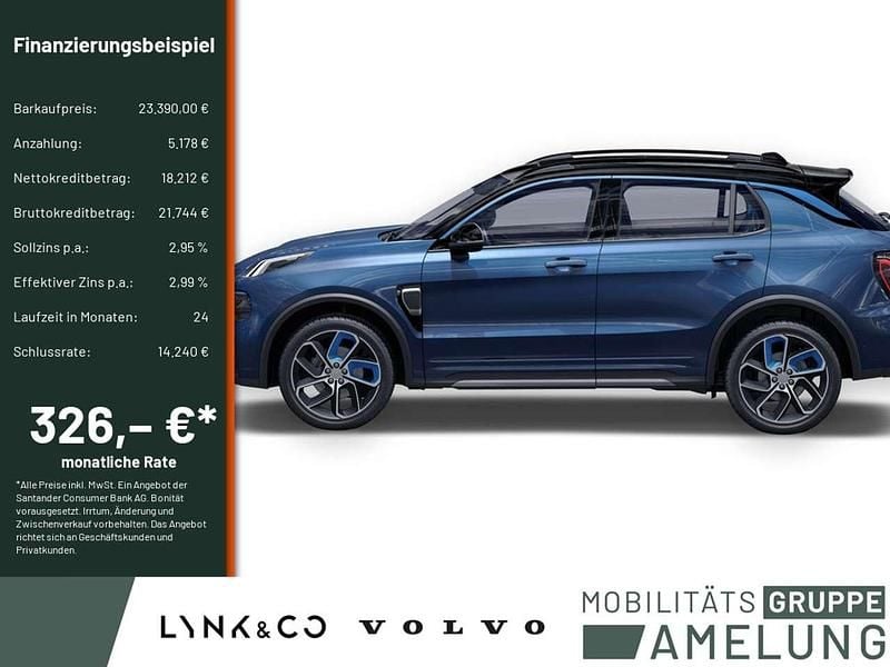 Blue, shiny black roof Gebraucht 2023 Lynk & Co 01 SUV | 23.390 € (Guter Preis) - Bild 1/1