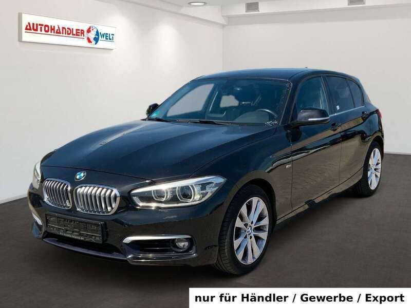 Schwarz Gebraucht 2015 BMW 120 Sport Line Kleinwagen | 12.499 € (Guter Preis) - Bild 1/3