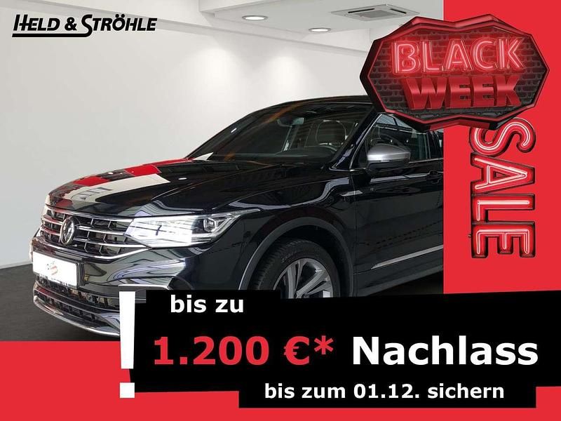 Deep black perleffekt Gebraucht 2022 VW Tiguan Allspace R-line SUV | 35.670 € (Fairer Preis) - Bild 1/2