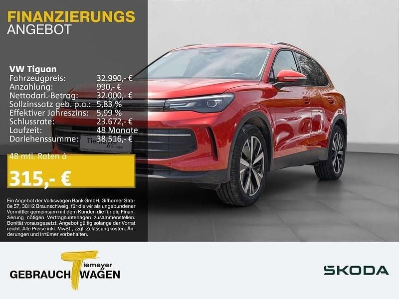 Rot Gebraucht 2024 VW Tiguan Life SUV | 32.990 € (Guter Preis) - Bild 1/4