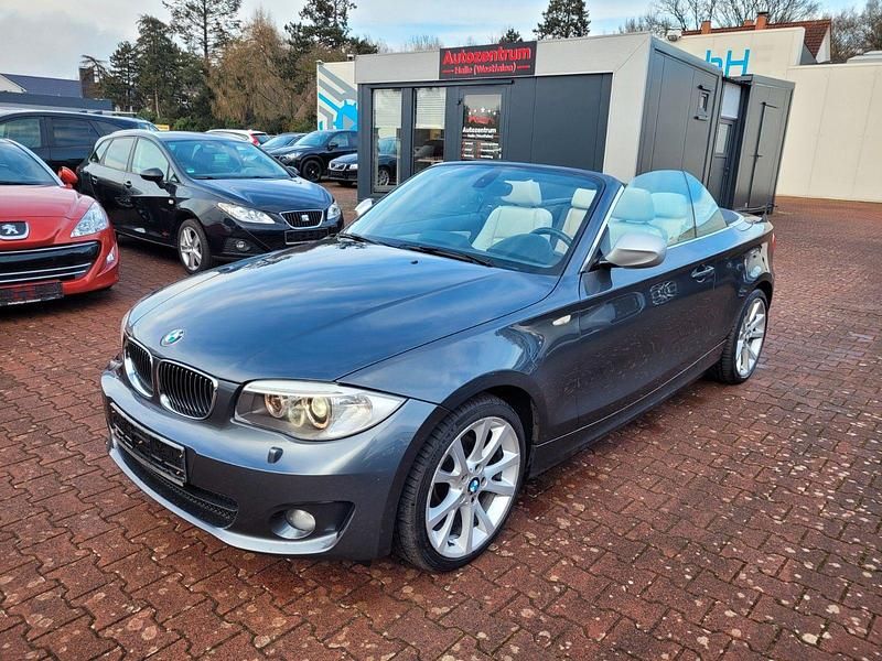 Grau Gebraucht 2013 BMW 120 Cabriolet Efficient Dynamics Cabrio | 7.990 € (Fairer Preis) - Bild 1/4