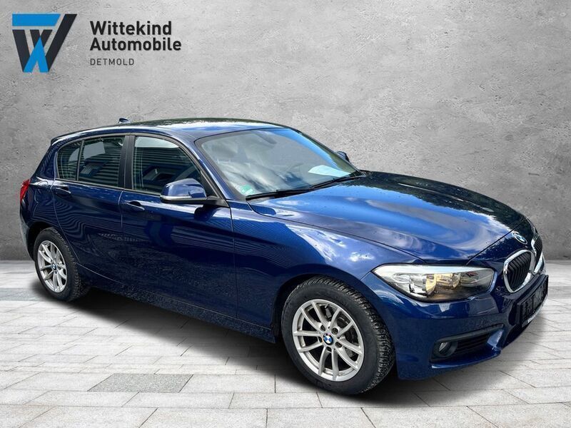 Blau Gebraucht 2017 BMW 118 Advantage Kleinwagen | 9.999 € (Fairer Preis) - Bild 1/4