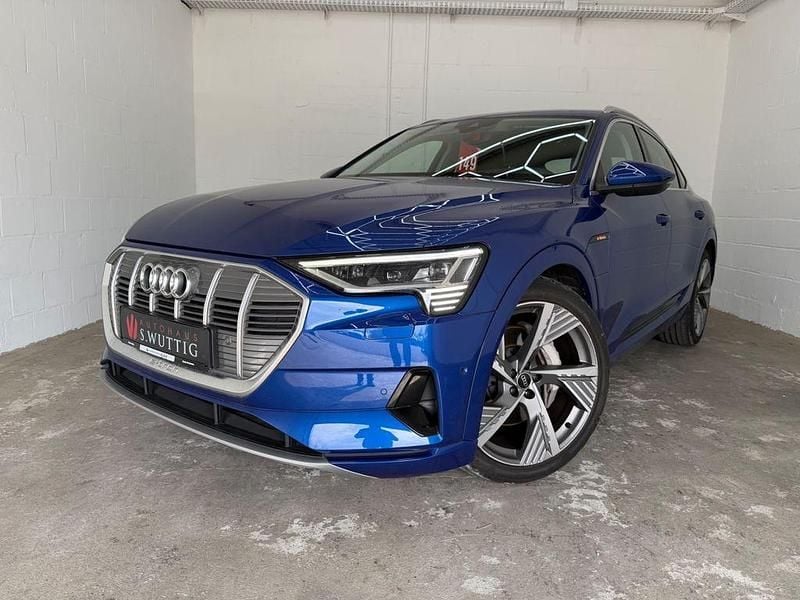 Gebraucht Audi e-tron Sportback Advanced 300 kW (408 PS) 2021 Blau SUV