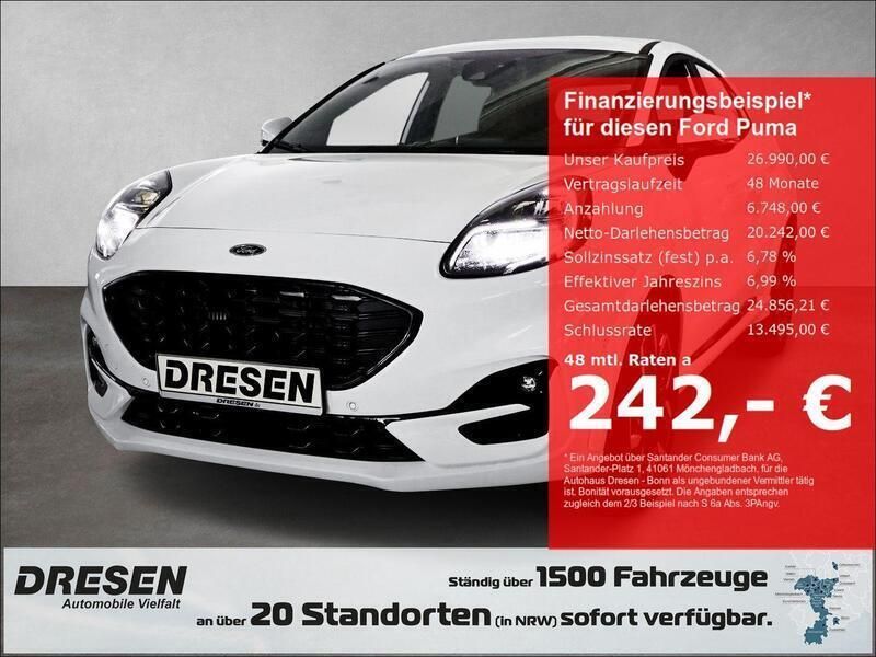 Weiss Gebraucht 2024 Ford Puma ST-Line X Coupé | 23.790 € (Etwas zu teuer) - Bild 1/4