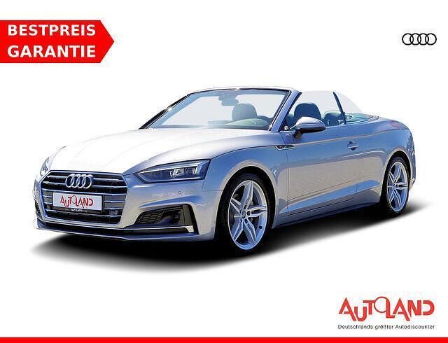Florettsilber metallic (metallic) Gebraucht 2018 Audi A5 Cabriolet Ambiente Cabrio | 31.950 € (Teuer) - Bild 1/4