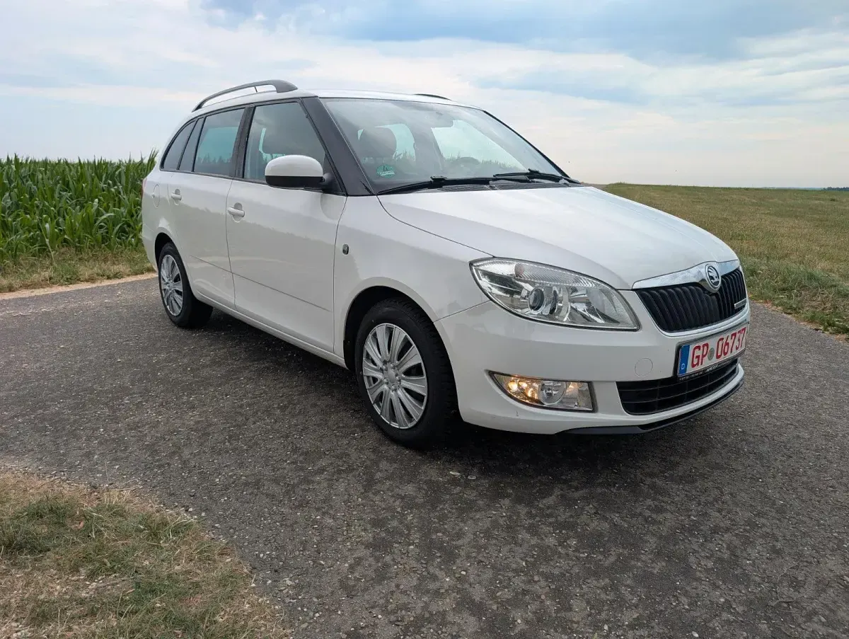 Gebraucht Skoda Fabia GreenLine 75 PS (55 kW) 2014 Weiß Kombi