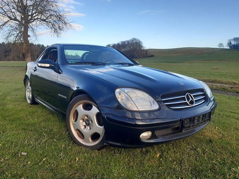 Schwarz Gebraucht 2003 Mercedes SLK230 Cabrio | 3.500 € (Guter Preis) - Bild 1/4
