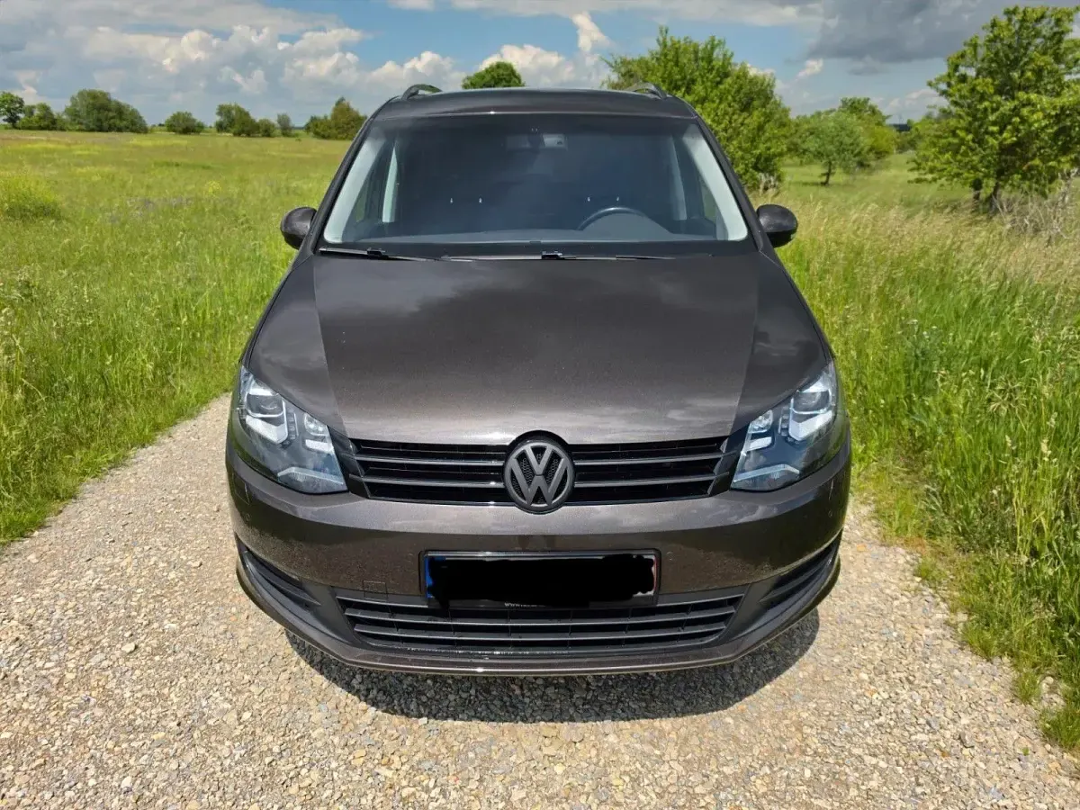 Gebraucht VW Sharan Cup 140 PS (102 kW) 2014 Schwarz Van / Kleinbus