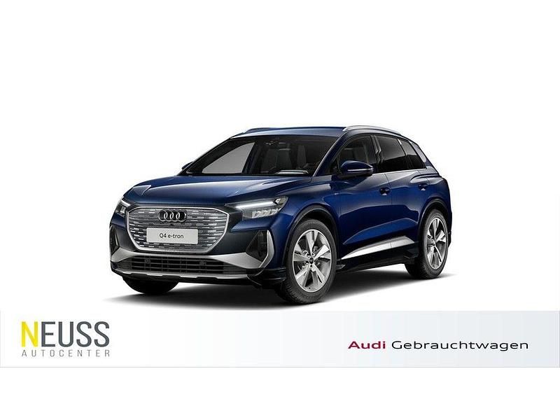 Navarrablau metallic (metallic) Gebraucht 2023 Audi e-tron SUV | 36.650 € (Etwas zu teuer) - Bild 1/4