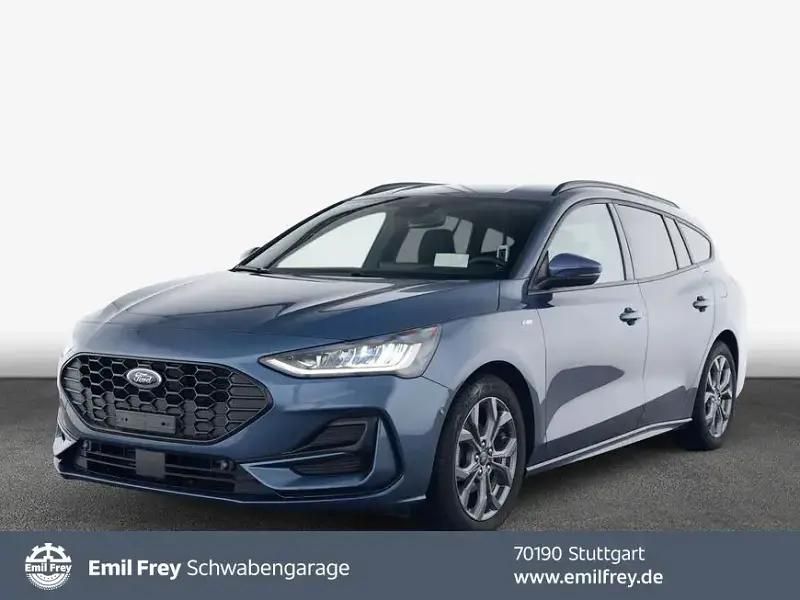 Chrome blue metallic Gebraucht 2023 Ford Focus ST-Line X Kombi | 21.900 € (Fairer Preis) - Bild 1/4