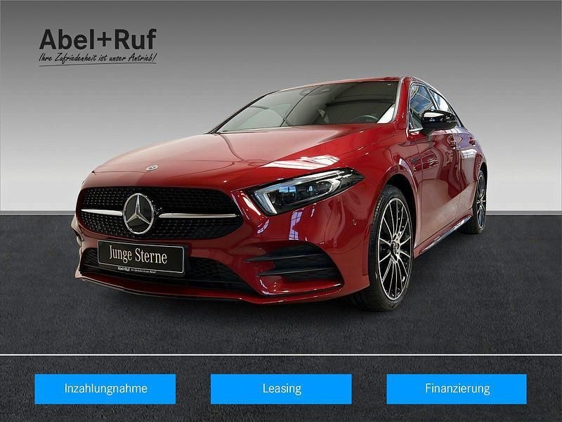 Rot Gebraucht 2021 Mercedes A250 AMG Limousine | 26.889 € (Fairer Preis) - Bild 1/2