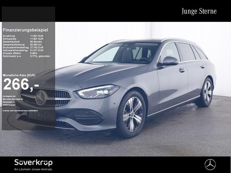 Grau Gebraucht 2024 Mercedes C180 Avantgarde Limousine | 33.718 € (Superpreis) - Bild 1/2