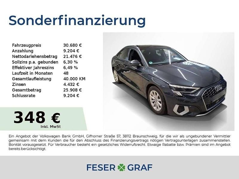 Gebraucht Audi A3 Advanced Plus 150 PS (110 kW) 2022 Manhattangrau metallic Limousine