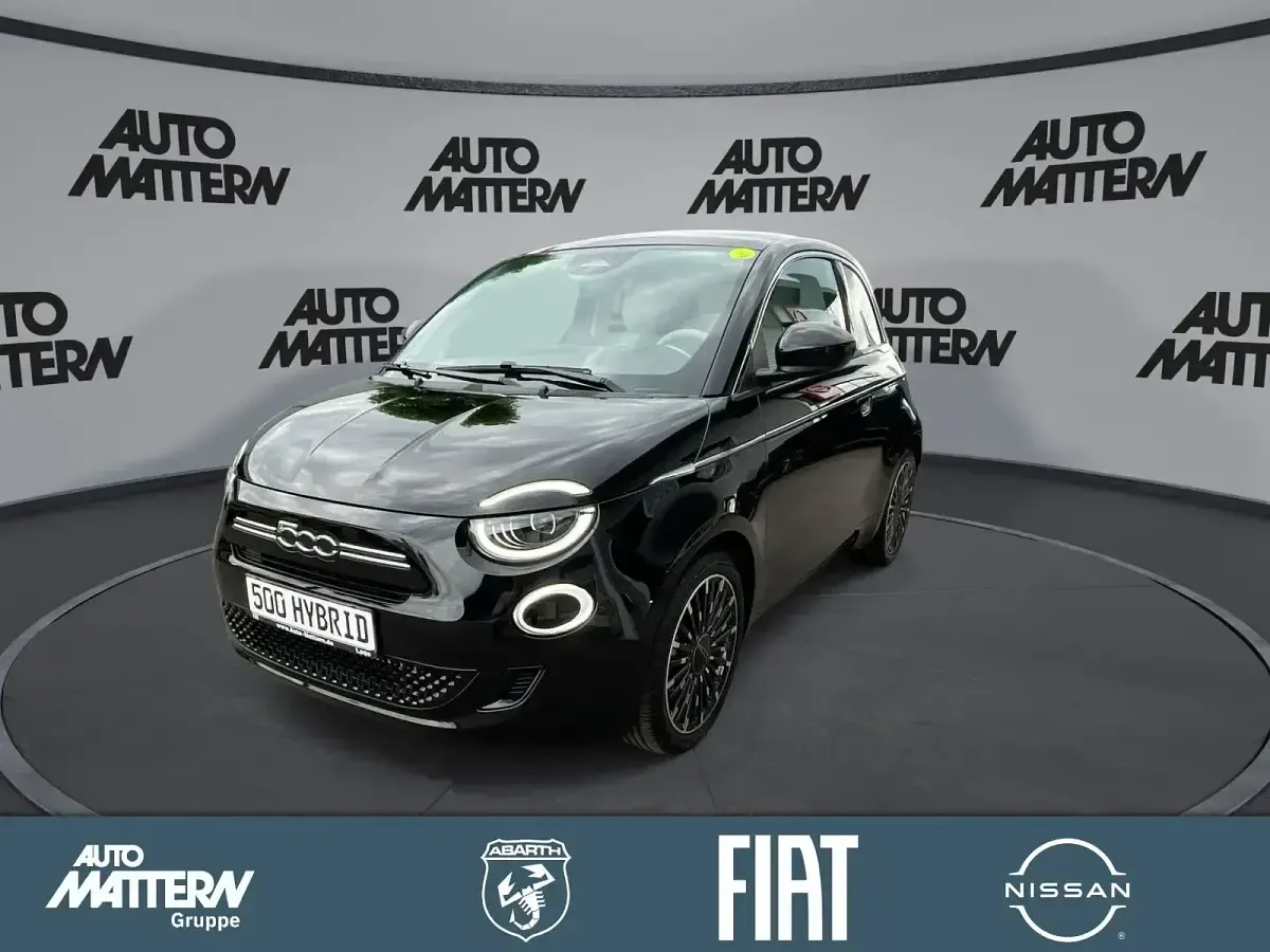 Neu Fiat 500 La Prima 48 PS (35 kW) 2026 Schwarz Limousine