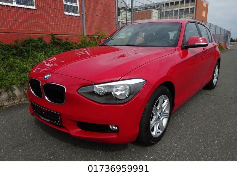 Rot Gebraucht 2013 BMW 116 Sport Line Kleinwagen | 6.800 € (Superpreis) - Bild 1/4