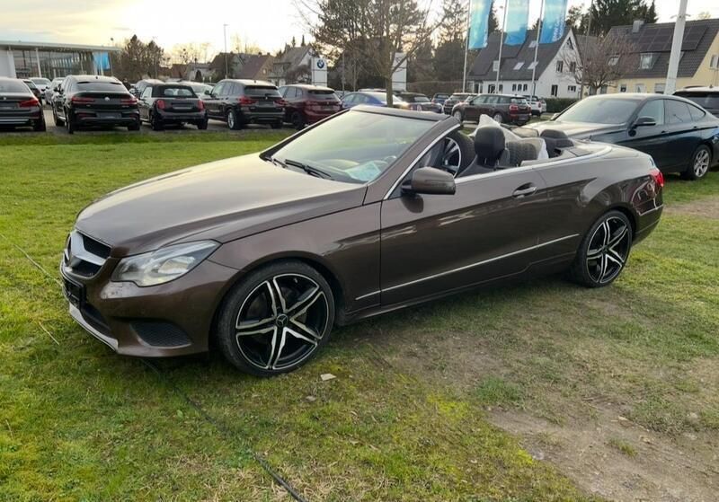 Braun Gebraucht 2014 Mercedes E350 Cabrio | 19.500 € (Guter Preis) - Bild 1/3