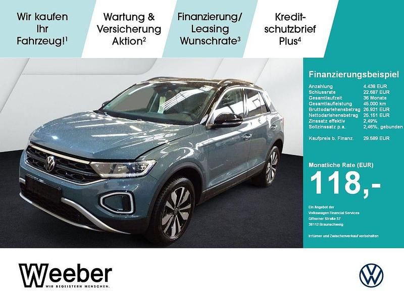 Blau Gebraucht 2025 VW T-Roc Goal SUV | 29.589 € (Superpreis) - Bild 1/4