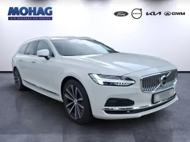 Gebraucht Volvo V90 Inscription 341 PS (250 kW) 2021 707) crystal weißperleffekt (weiss Kombi