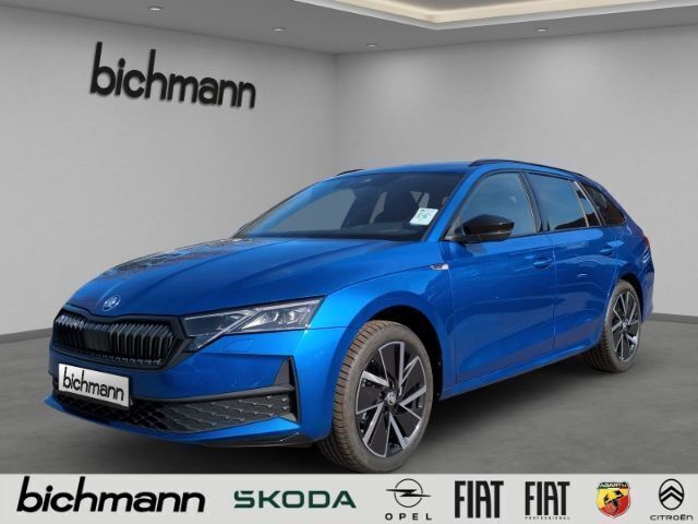 Blau Gebraucht 2024 Skoda Octavia SportLine Kombi | 39.999 € - Bild 1/4