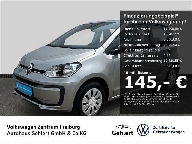 Silber Gebraucht 2022 VW up! Kleinwagen | 11.800 € (Fairer Preis) - Bild 1/4