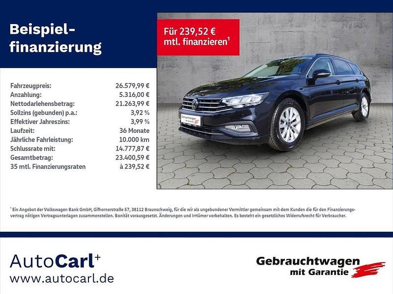 Deep black perleffekt Gebraucht 2022 VW Passat Business Kombi | 26.580 € (Fairer Preis) - Bild 1/4