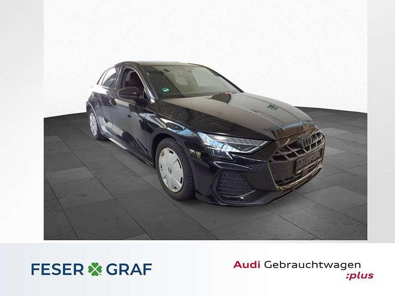 Mythosschwarz metallic Gebraucht 2025 Audi A3 S-Line Limousine | 37.890 € (Fairer Preis) - Bild 1/4