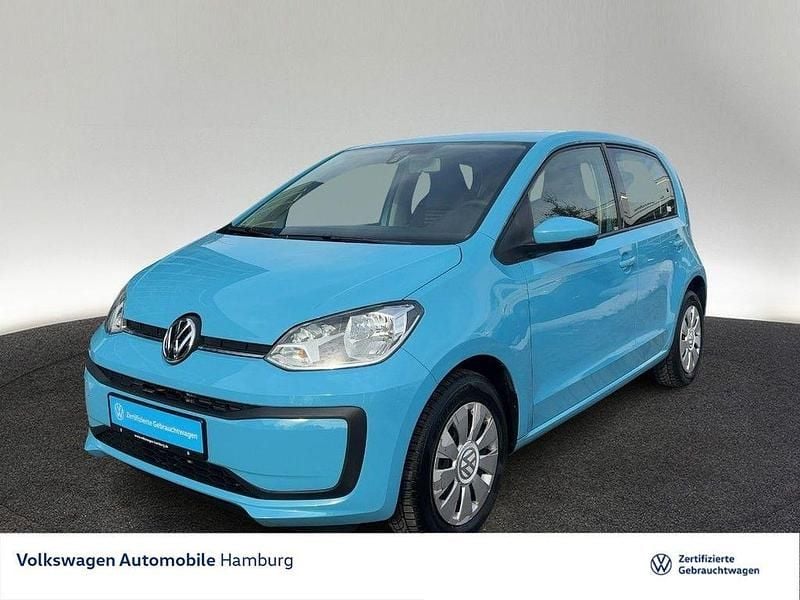 Gebraucht VW up! move up! 60 PS (44 kW) 2019 B2 teal blue Kleinwagen