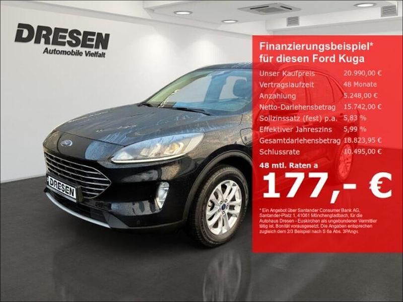 Gebraucht Ford Kuga Titanium 152 PS (111 kW) 2022 Schwarz SUV