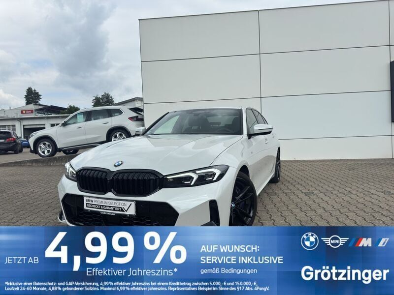 Weiß Gebraucht 2023 BMW 330 M Sport Limousine | 45.460 € (Fairer Preis) - Bild 1/4