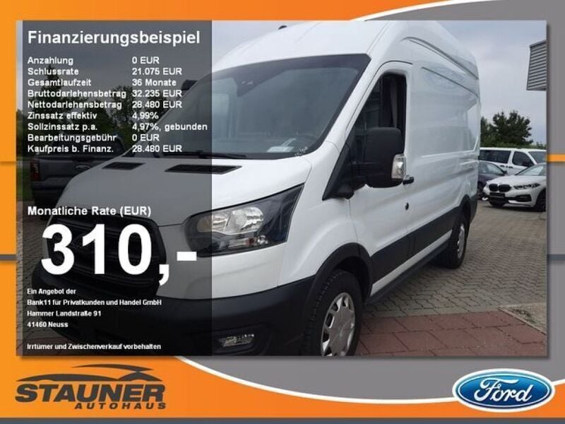 Frostweiß Gebraucht 2024 Ford Transit Trend Van | 28.480 € (Superpreis) - Bild 1/4