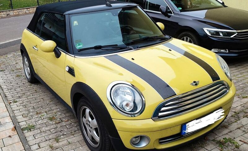 Gelb Gebraucht 2009 Mini Cooper Cabriolet Cabrio | 5.499 € (Guter Preis) - Bild 1/4