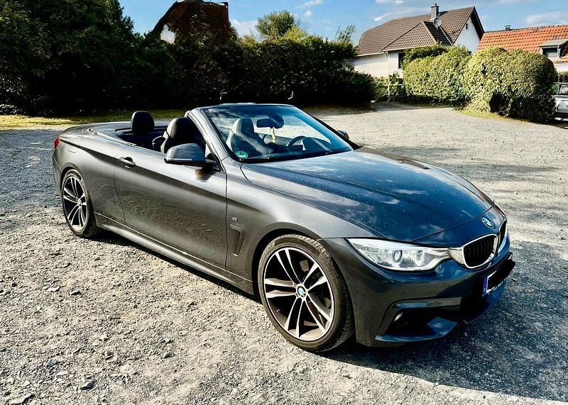 Grau Gebraucht 2015 BMW 420 M Sport Cabrio | 25.990 € (Teuer) - Bild 1/4